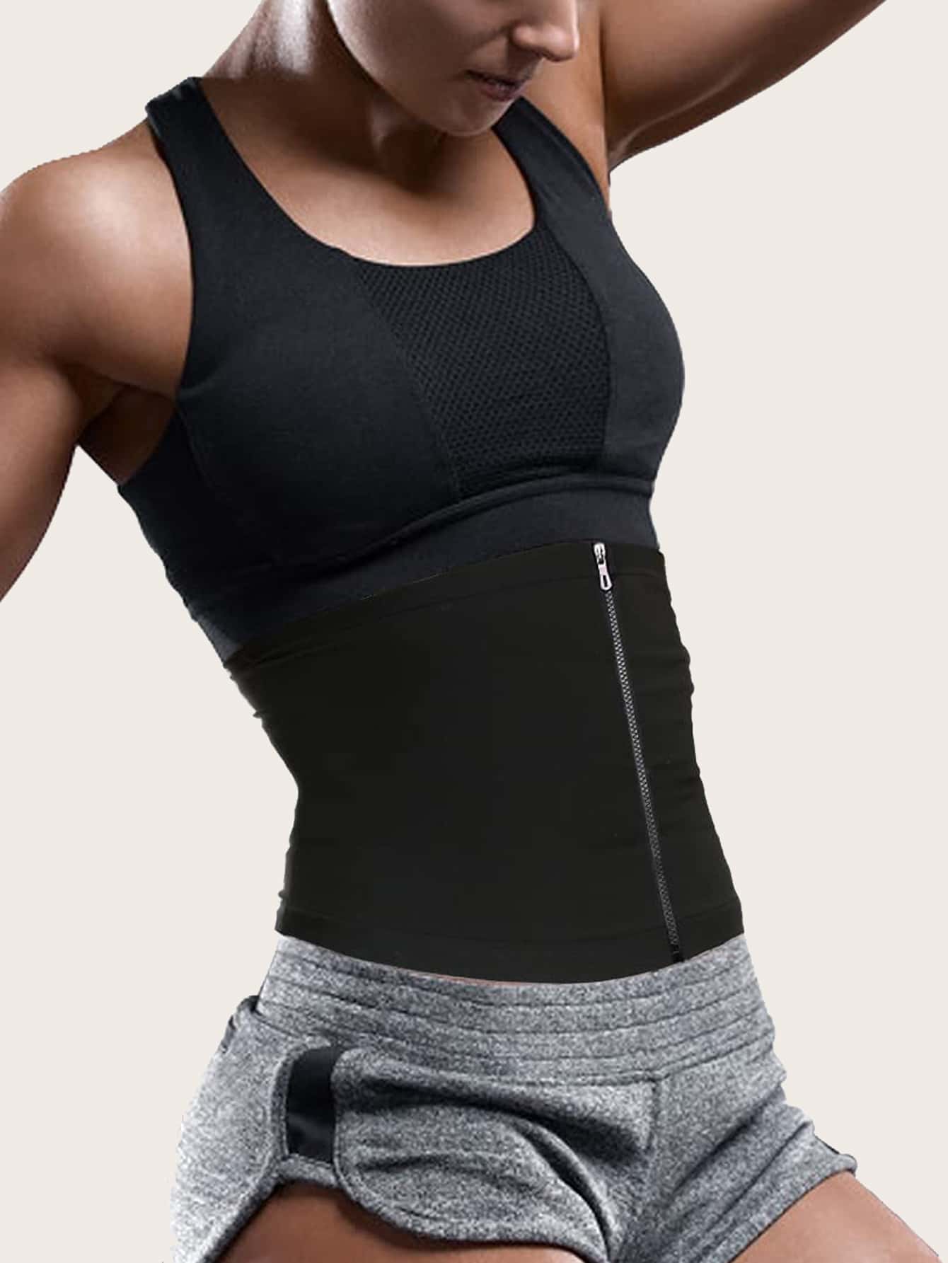 Women's Sports Outdoor Body Shaping Waist Belt Sauna Sweat Waist Belt Blue Body Shaping Waist Cincher Fitness Accessory Abdominal Compression Waist Belt Waist Band Abdominal Tightening Corset