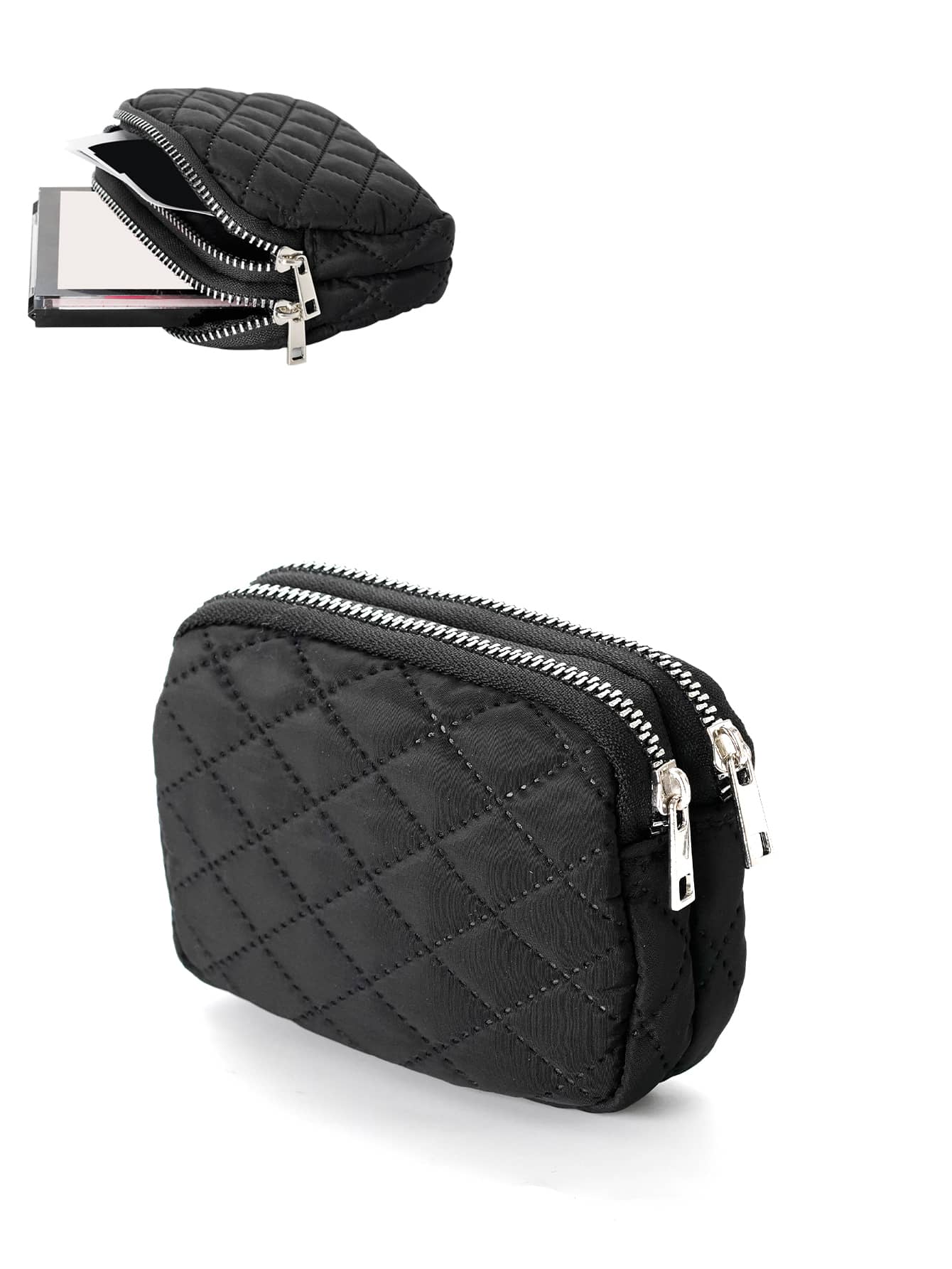 Women's Wallet, Small Wallet, Zipper Wallet, Birthday Gift, Mother's Gift, Daily Fashion Casual Quilted Detail, Men's, Student Supplies Storage Bag, Stationery, Teacher's Gift, Back To School Season