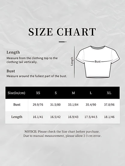 Women'S Y2K Retro Streetwear Crop Top T-Shirt- Black With Red Heart Graphic, Breathable Fabric For Casual Outfits, Parties & Casual Attire- Non-See