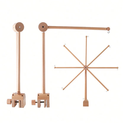 Wooden Wind Chime Bracket, Baby Crib Bell Accessory, Can Be Moved To Decorate Rooms, Multifunctional Bracket Can Be Matched With Bed Bells- Suitable For Room Decoration