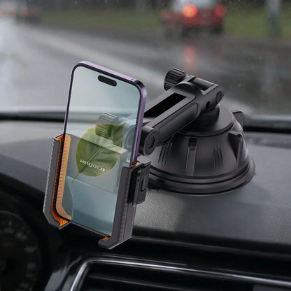 xnyocn Universal Strong Suction Cup Car Phone Mount For Dashboard And Windshield-Car, Desk, And Wall Mount With Strong Suction And Memory Lock