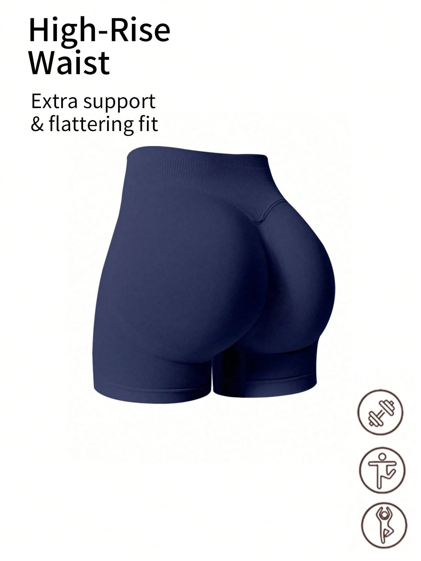 Y2K Style Dopamine Shorts, Super Elastic Fabric, Butt Lifting & Tummy Control. 90% Premium Nylon, 10% Spandex. Fashionable & Versatile, Suitable For Daily Wear, Sports, Fitness And Yoga.